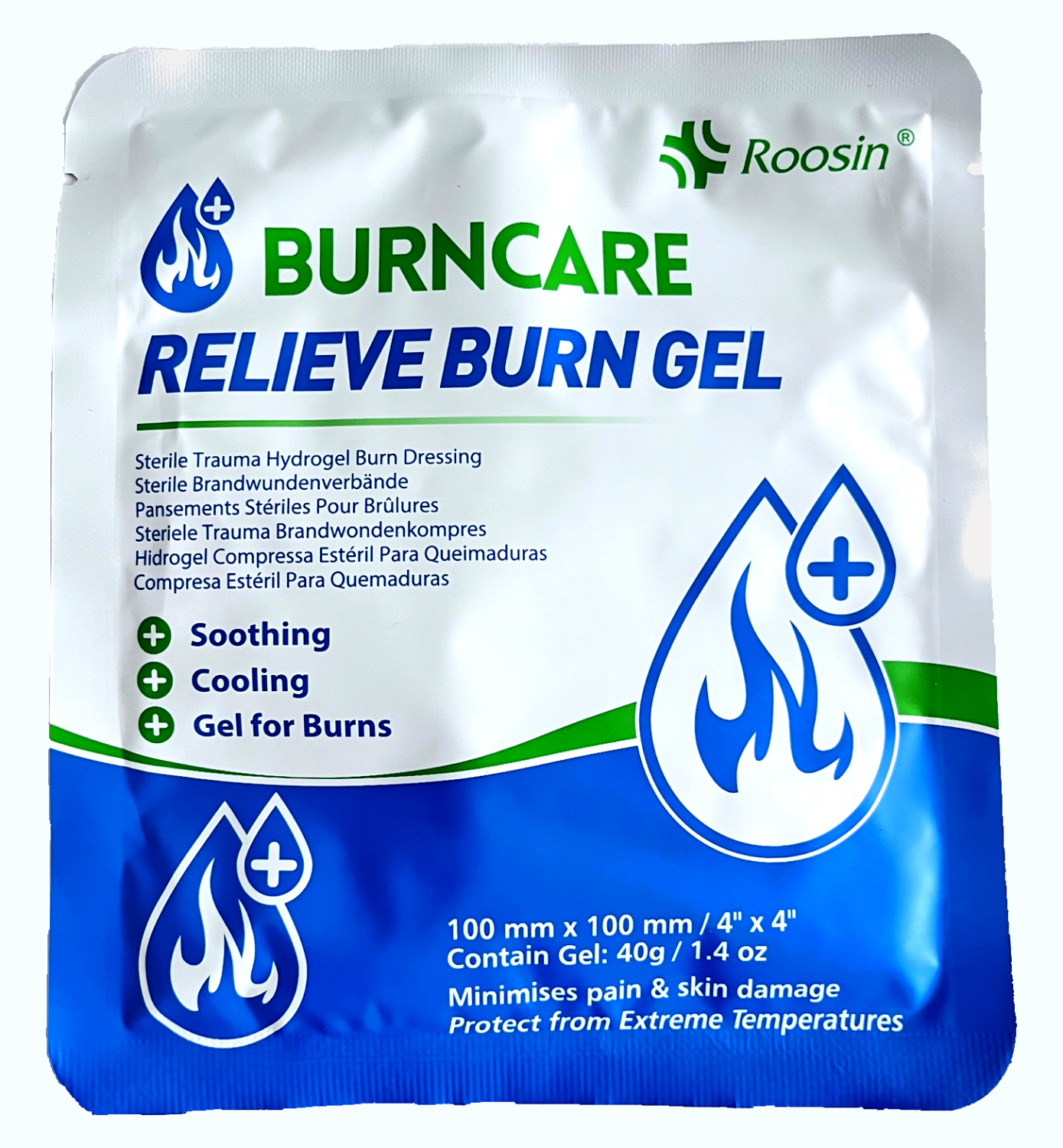 Opatrunek hydrożelowy Burncare 5x15cm