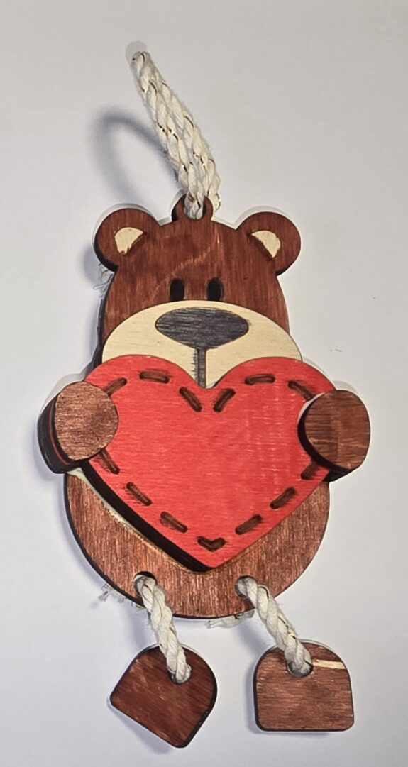 Zawieszka MIŚ z sercem